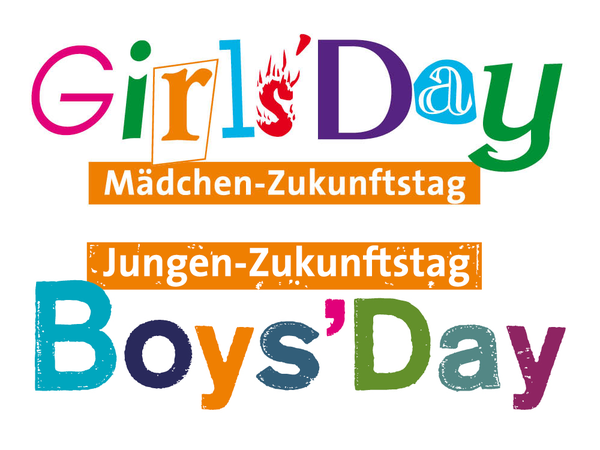 Das Bild zeigt das Plakat zum Girls- und Boysday.