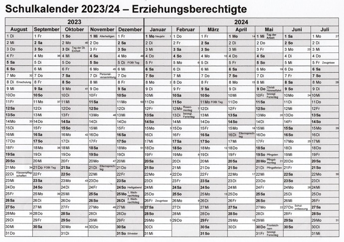 Schulkalender 2023.24 - nicht barrierefrei-