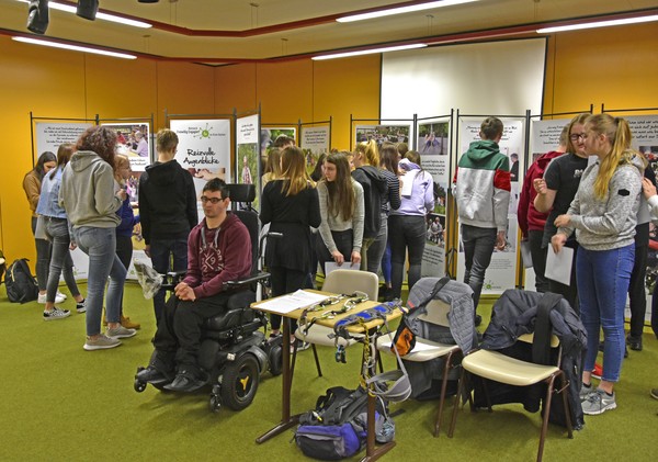 Ein Foto zeigt Schüler:innen beim Theorieblock für den Sozialführerschein.